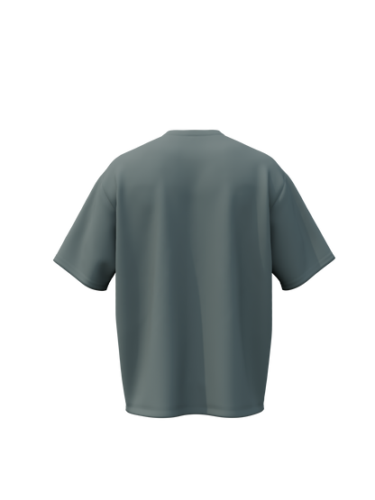 Forest Green Oversized Solid T-shirt